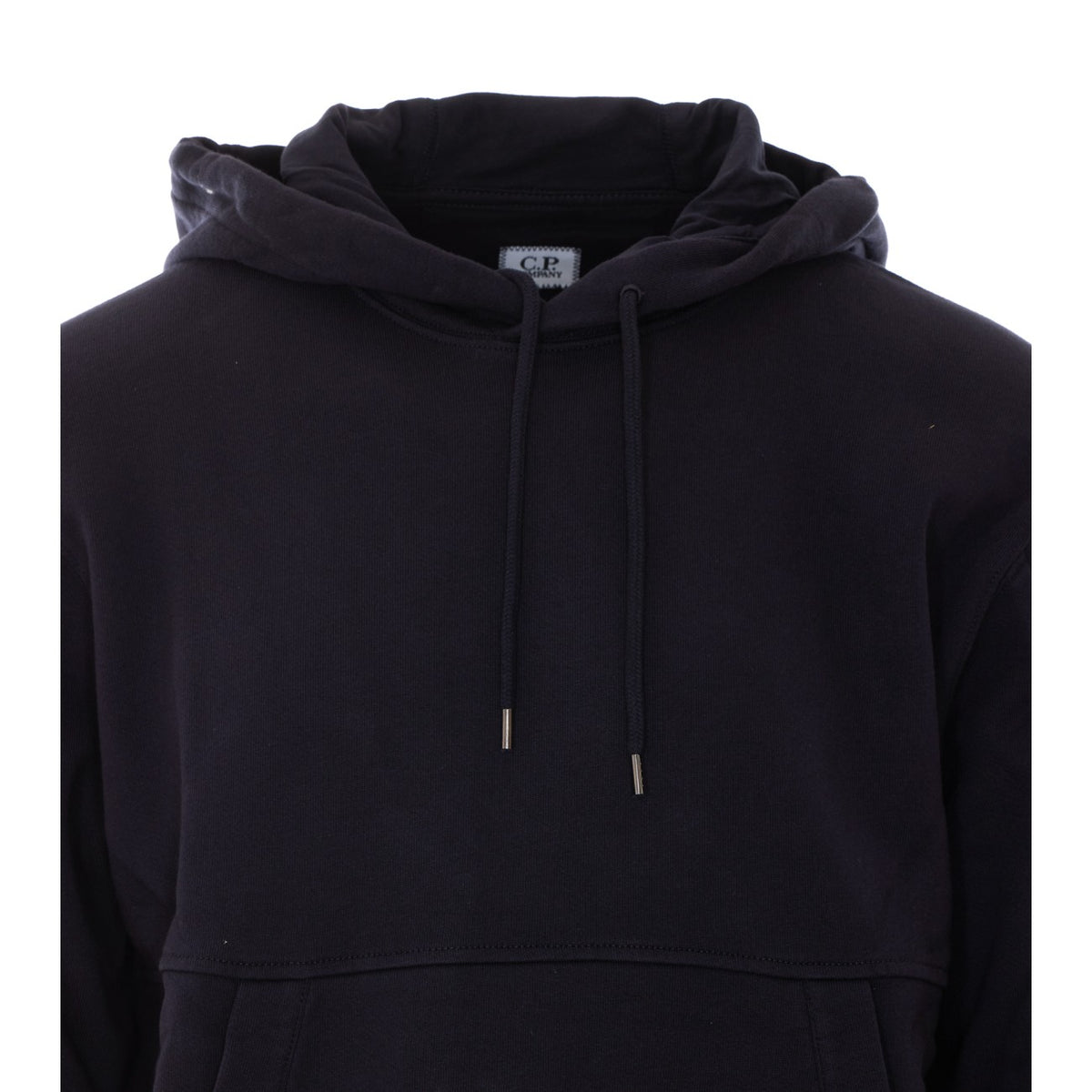 C.P. Company Men Diagonal Raised Fleece Lens Logo Hoodie