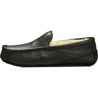 Ascot Mens Leather Lined Loafer Slippers