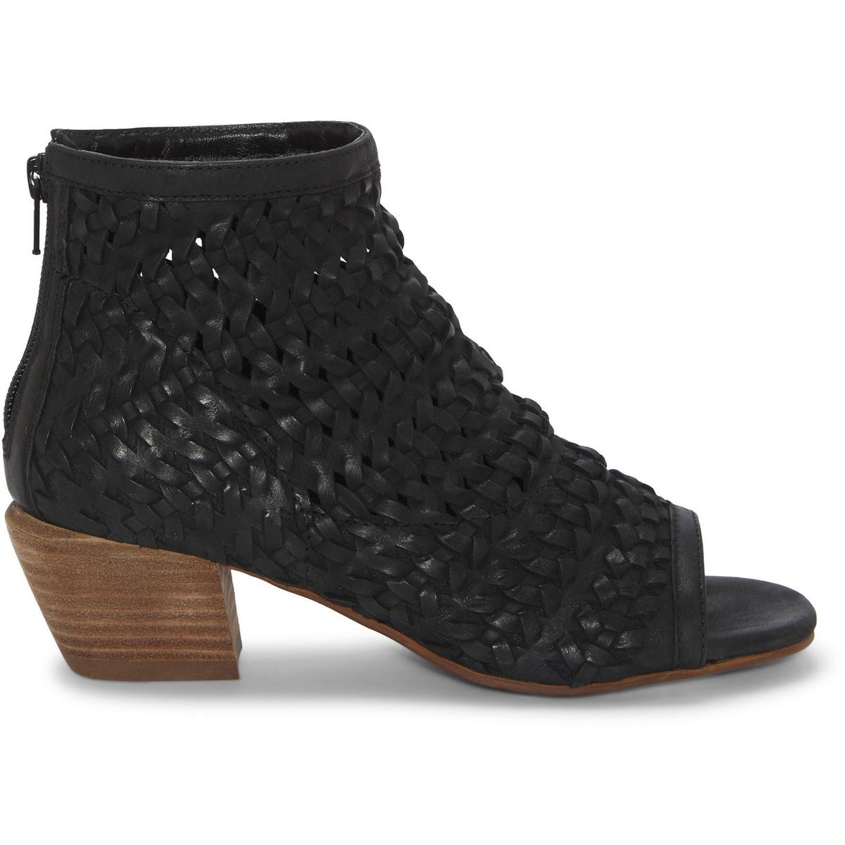 MOFIRA Womens Peep Toe Block Heel Booties