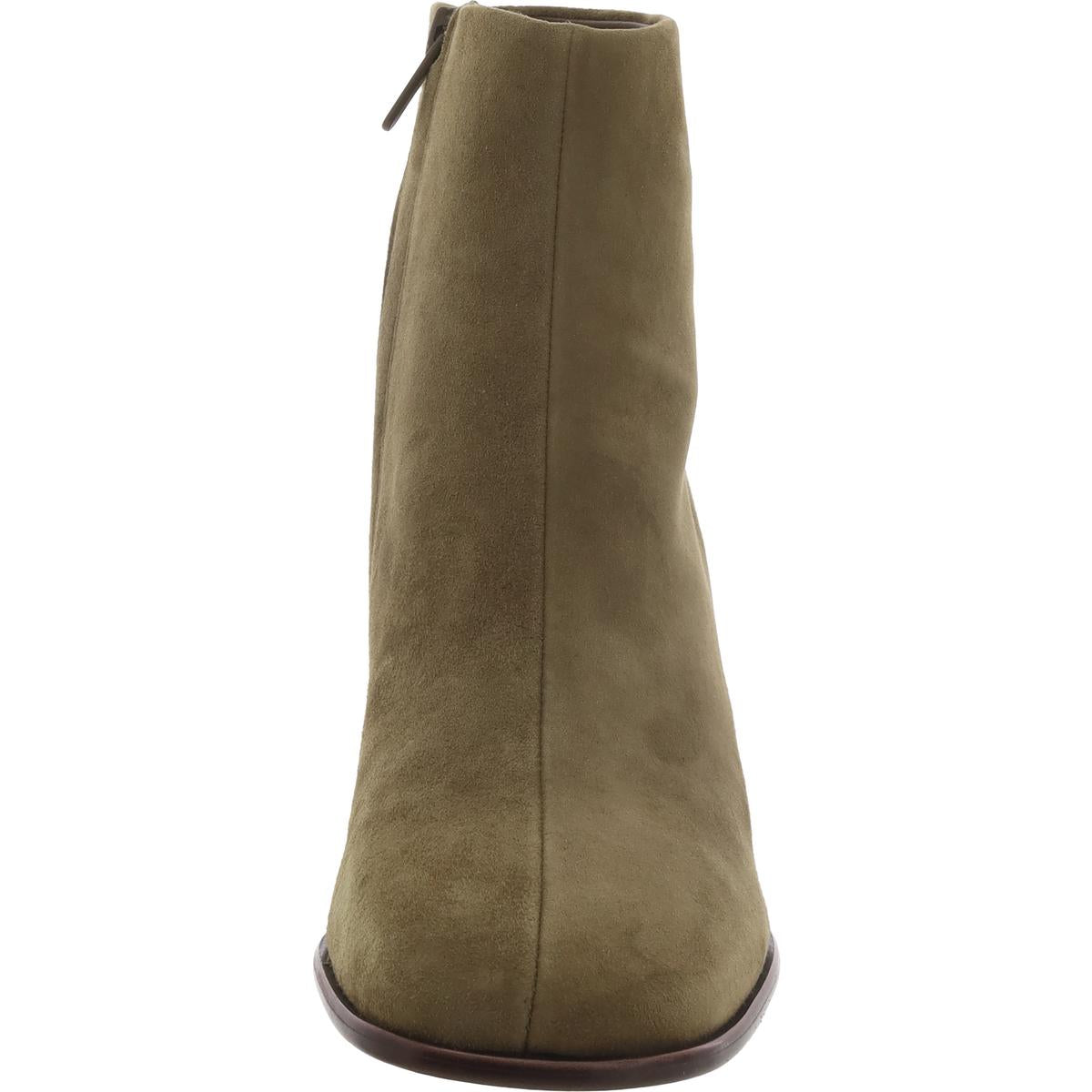 Maggie Womens Zipper Square Toe Ankle Boots