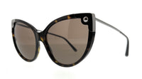Dolce & Gabbana Dark Havana Cat Eye DG4337 502/73 Sunglasses