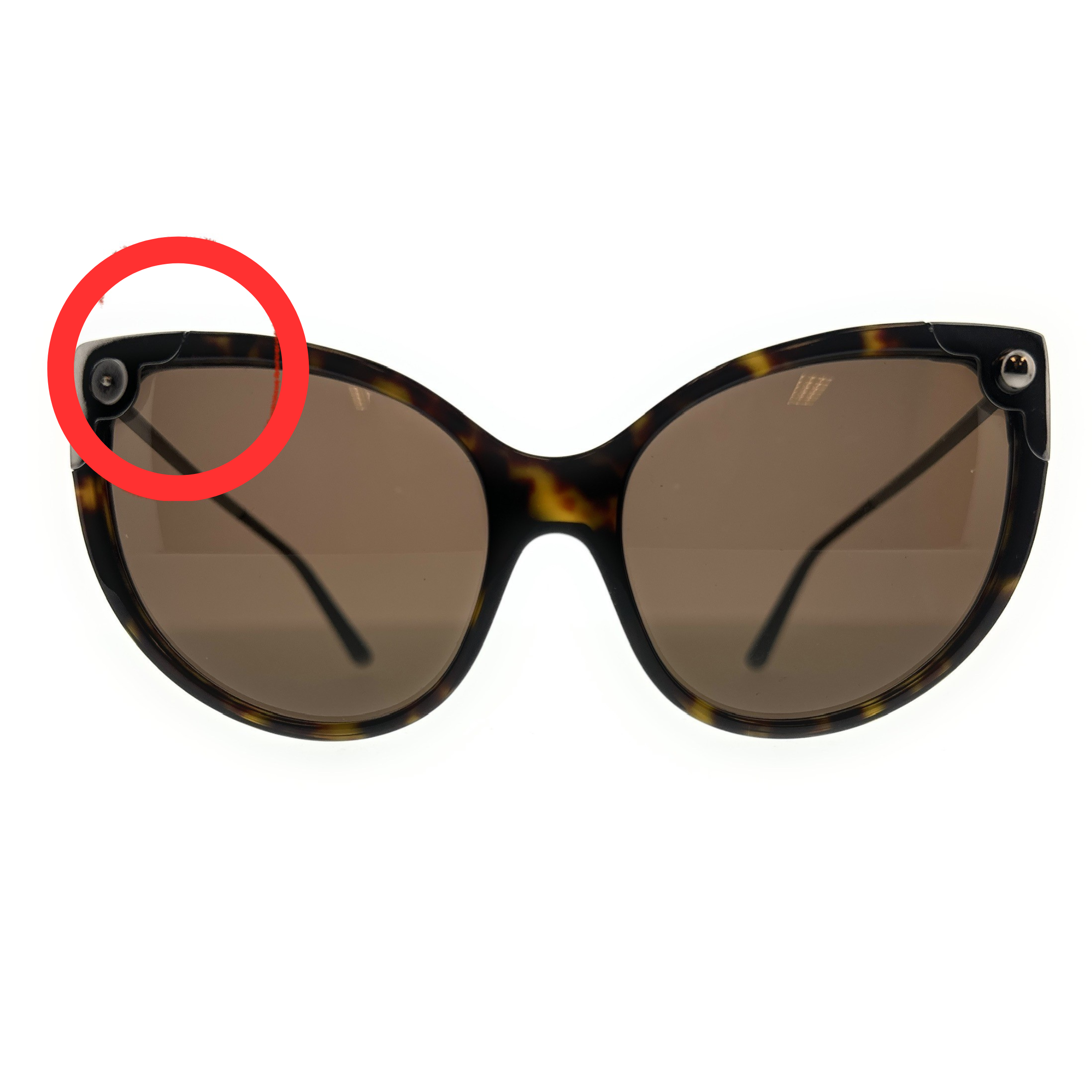 Dolce & Gabbana Dark Havana Cat Eye DG4337 502/73 Sunglasses