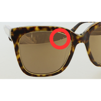 Michael Kors Defective Michael Kors 0MK2163 31027P  San Marino Cateye Dark Tortoise Sunglasses-Defective