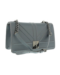 Defective Pierre Cardin Grey Leather Small Structured Shoulder Bag