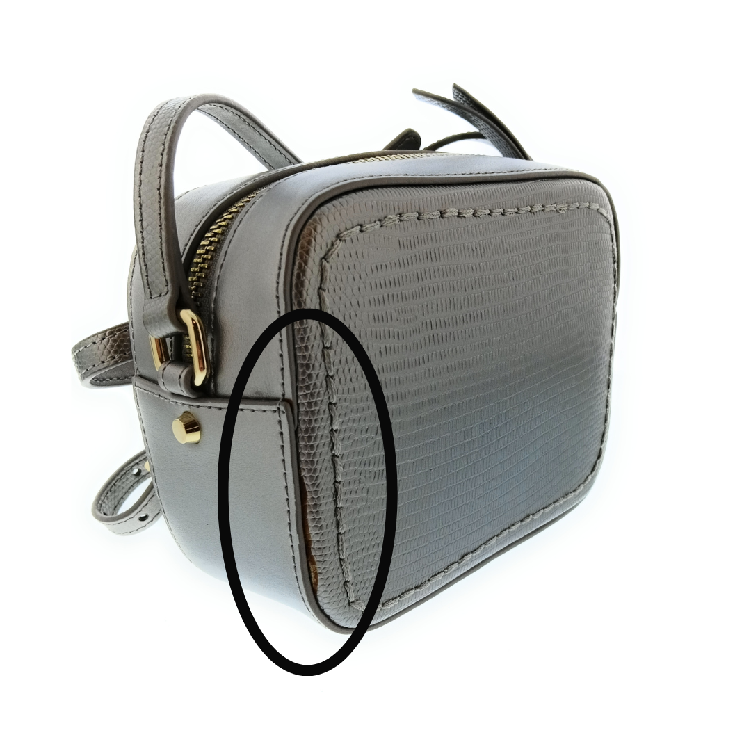 Defective Roberto Cavalli HXLPE0 001 Grey Shoulder Bag