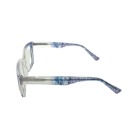 Success Blue Modified Rectangle SK2725 RAPS 424 Eyeglasses