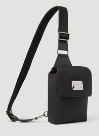 Dolce & Gabbana Men Logo Plaque Nylon Belt Bag