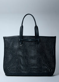 Dolce & Gabbana Men Woven Mesh Tote Bag