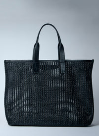 Dolce & Gabbana Men Woven Mesh Tote Bag