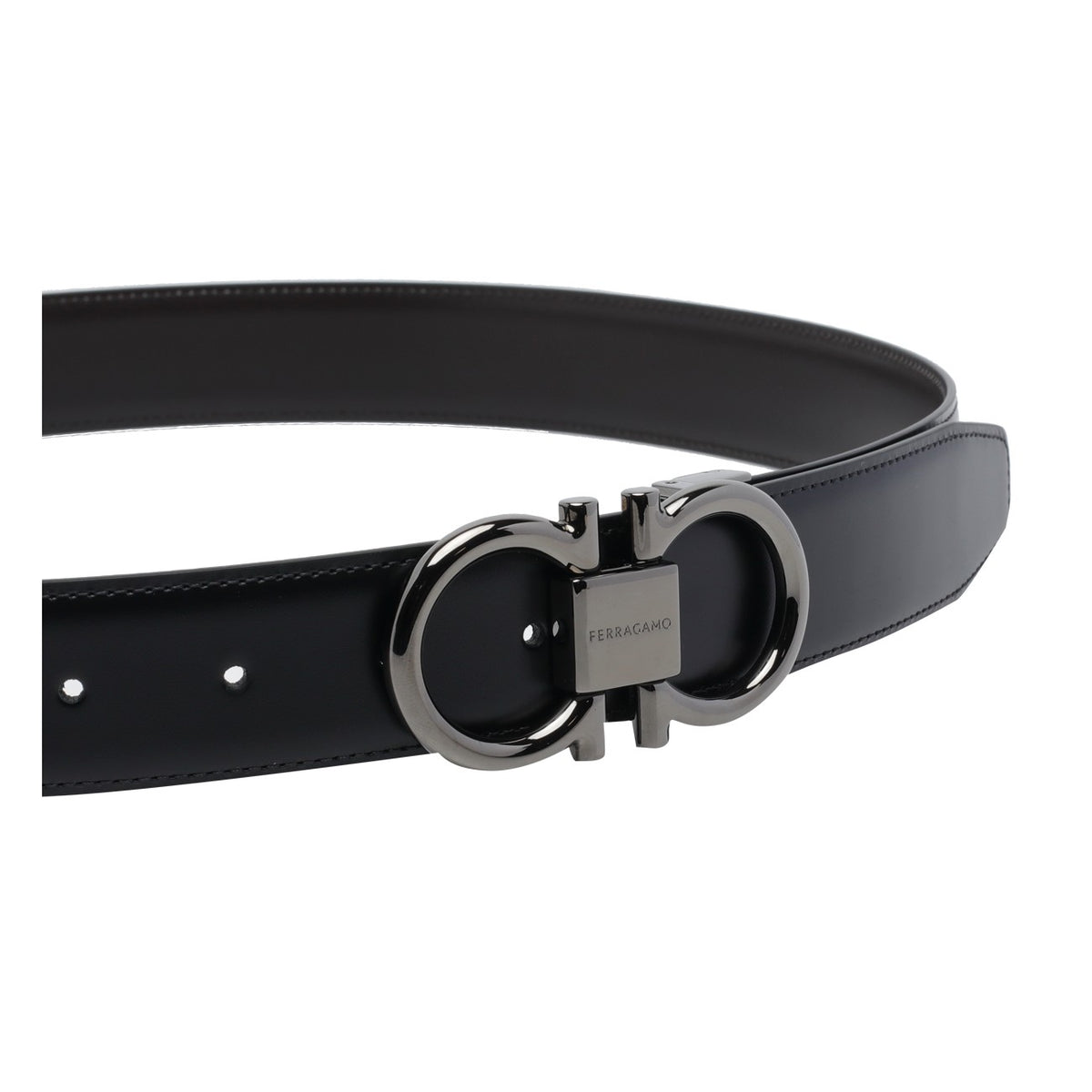 Ferragamo Ferragamo Men Double Adjustable Gancini Belt