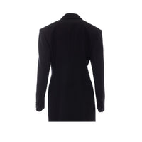 Saint Laurent Women Double-Breasted Tuxedo Grain De Poudre Jacket