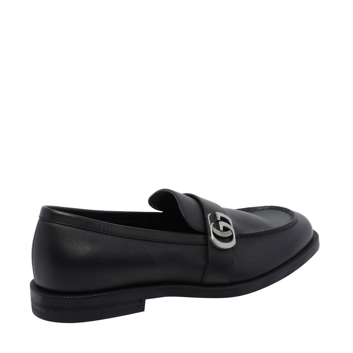 Gucci Men Double Gg Logo Loafers
