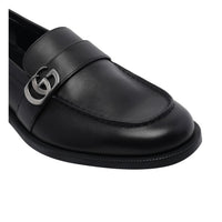 Gucci Men Double Gg Logo Loafers