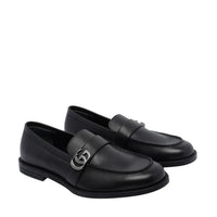 Gucci Men Double Gg Logo Loafers