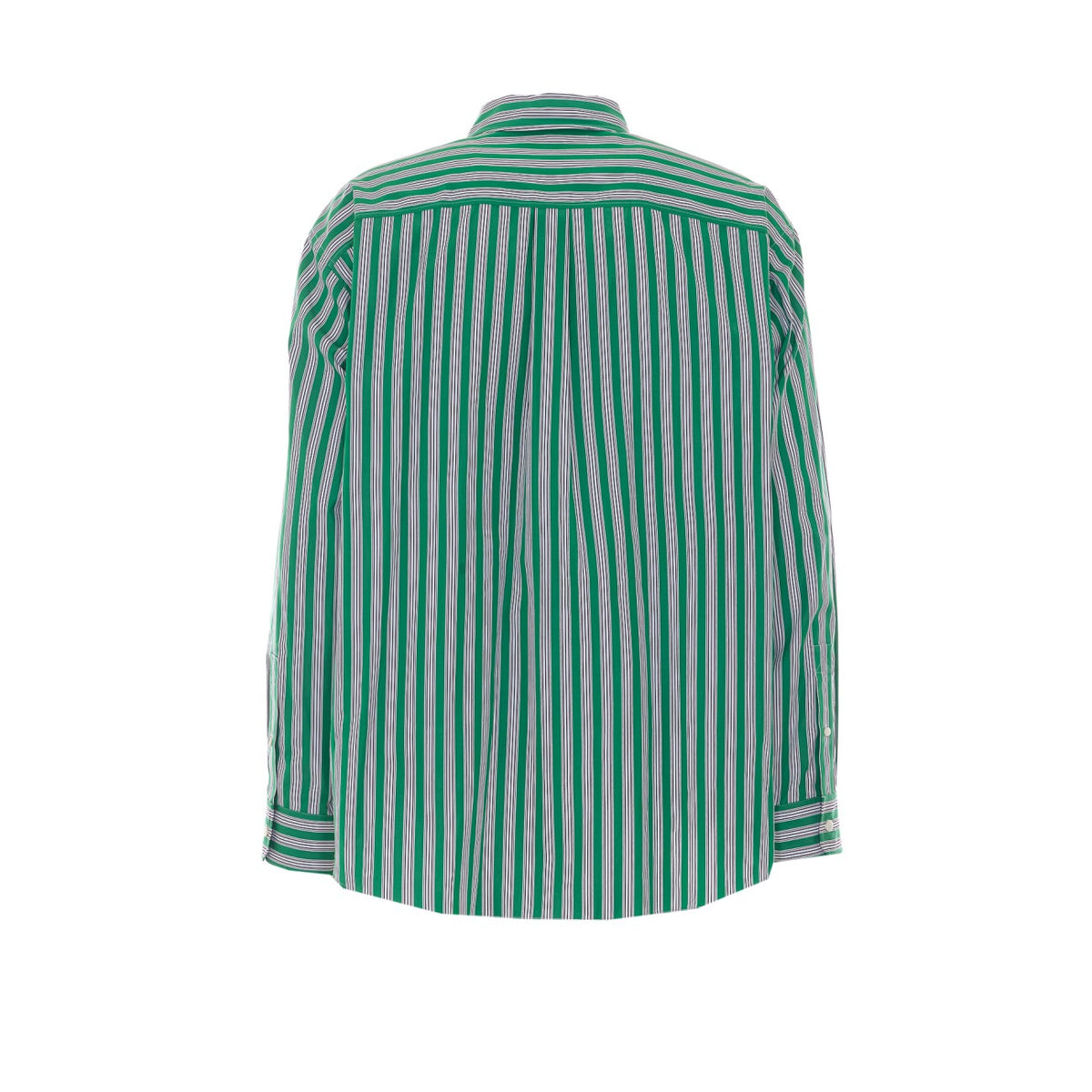 Loewe Men Double L Logo Striped Shirt