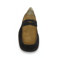 TODS MENS LOAFERS IN BLACK MULTI