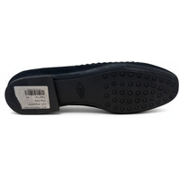 Tods Smooth Leather T-Logo Ballerinas in Black