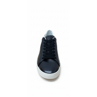 Tods Leather Lace-Up Low-Top Sneakers in Black