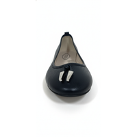 Tods Leather Ballerina Flats in Black