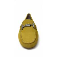 Tods Leather Gommino Loafers in Amber