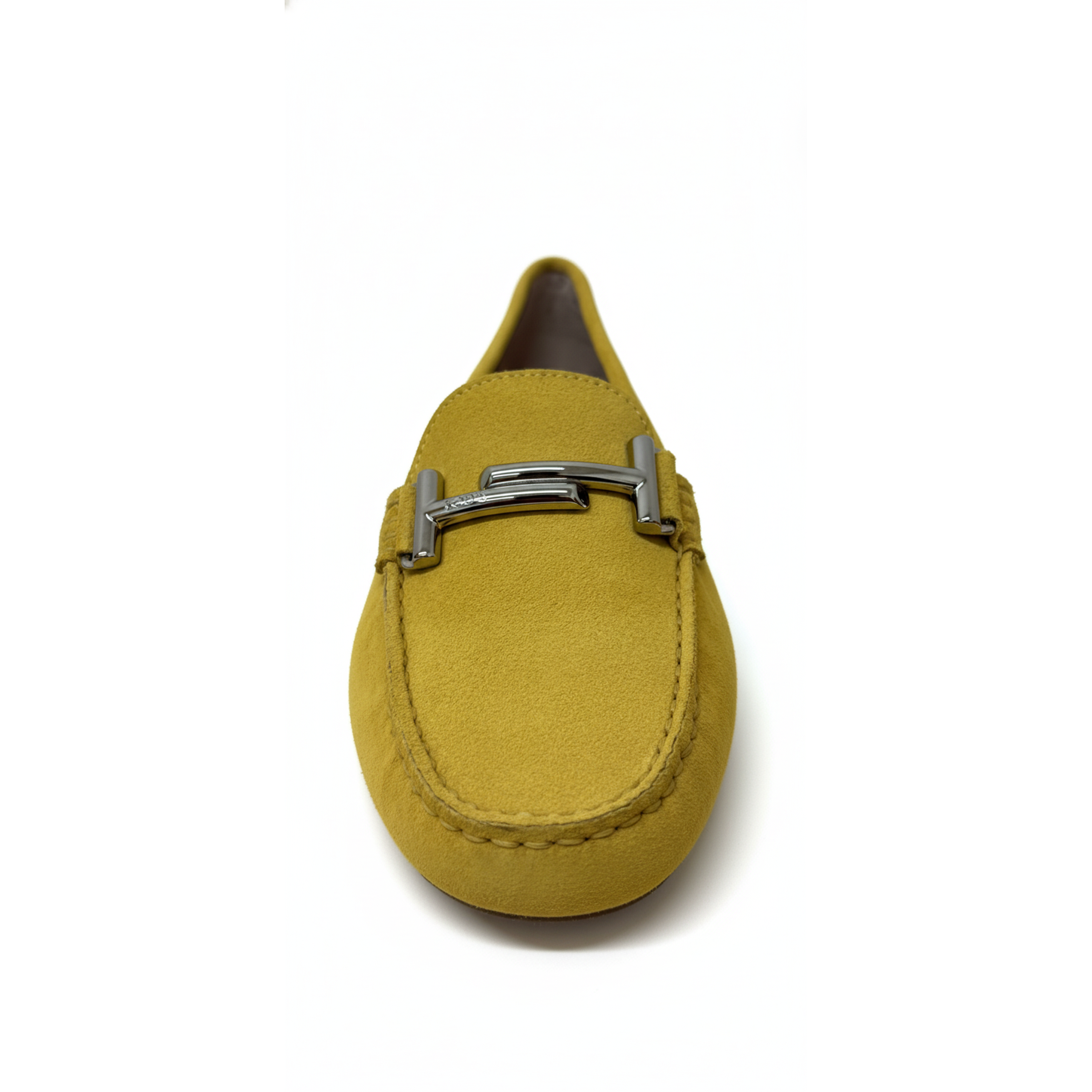 Tods Leather Gommino Loafers in Amber