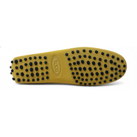 Tods Leather Gommino Loafers in Amber