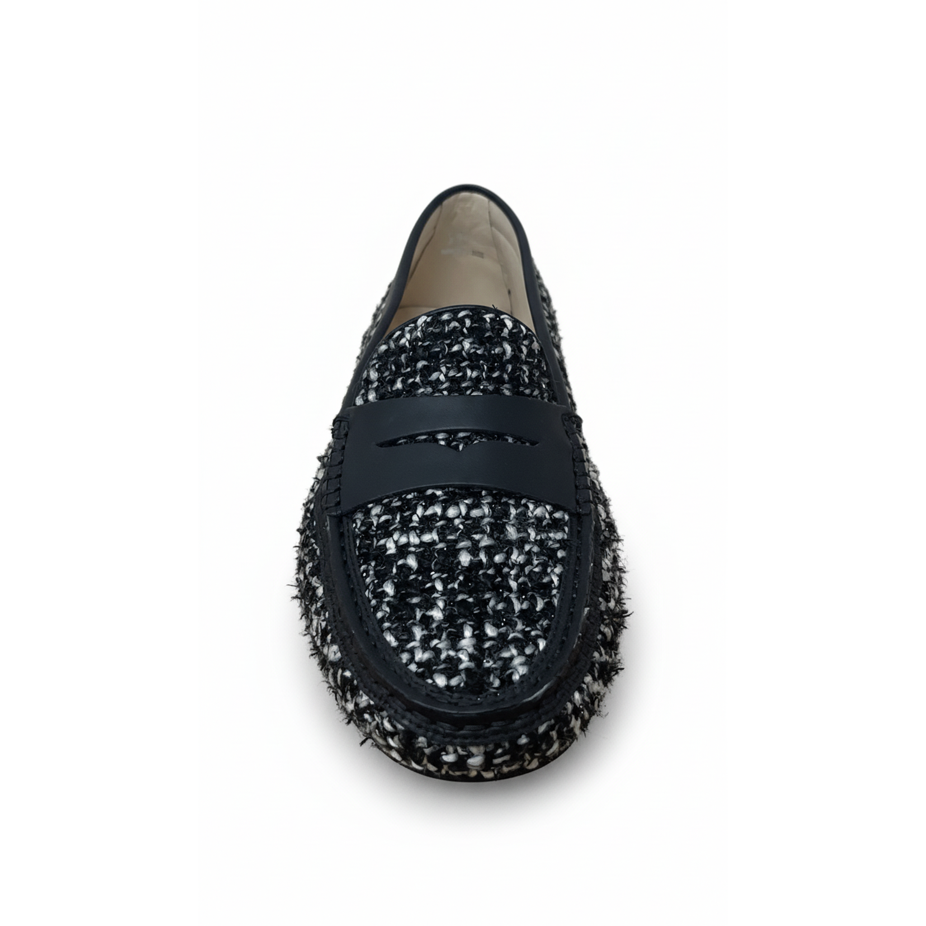 Tods Leather T-Bar Loafers with Gommino Sole