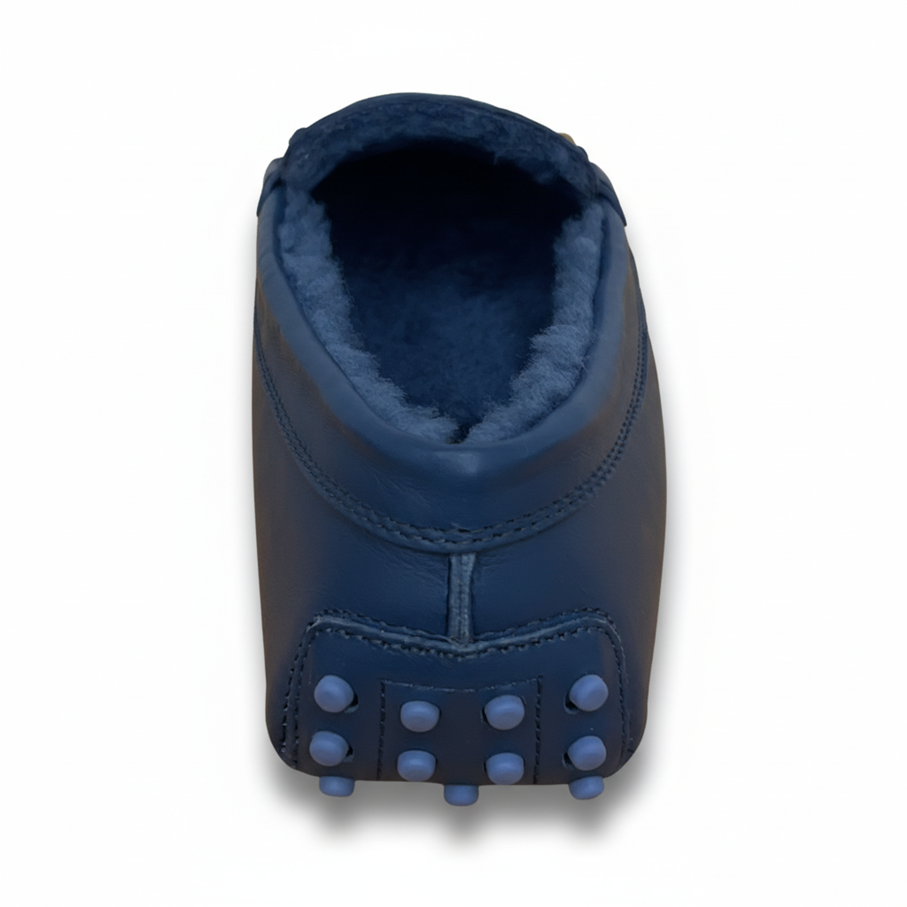 Tods Leather Gommino Driving Loafers in Blue