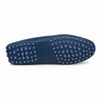 Tods Leather Gommino Driving Loafers in Blue