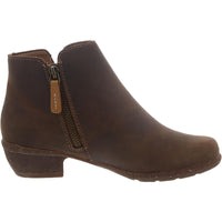 Wilrose Frost Womens Leather Zip Up Ankle Boots