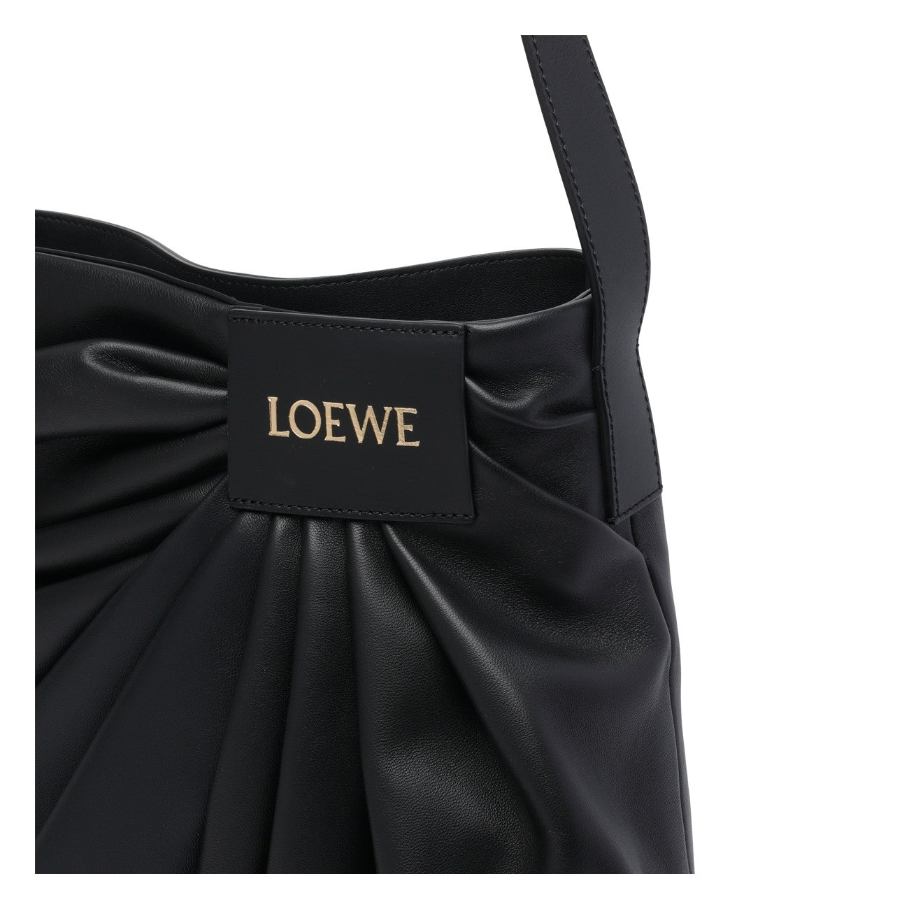 Loewe Women Draped Tote Bag With Loewe Logo
