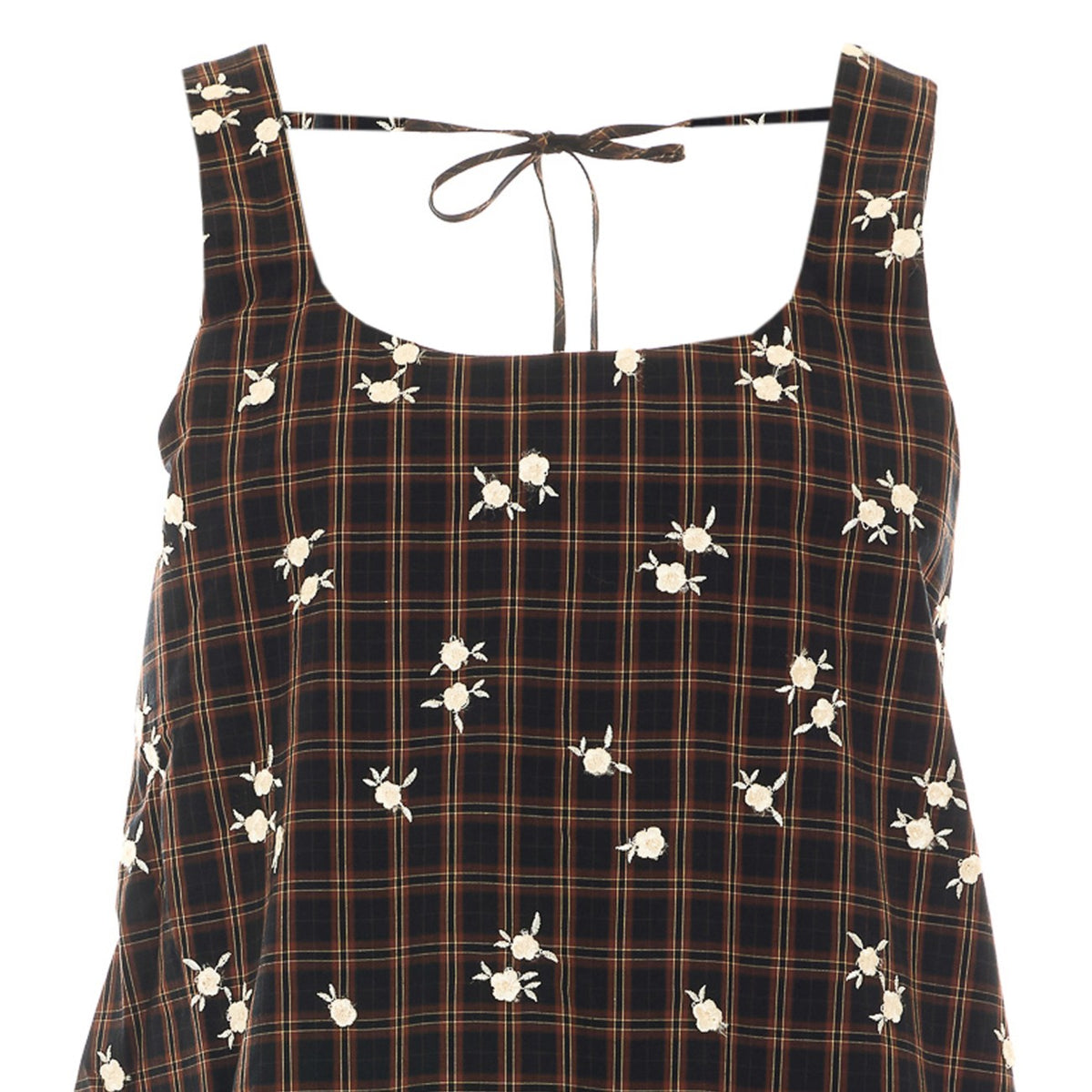 Ganni Women Dress In Printed Check