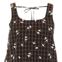Ganni Women Dress In Printed Check