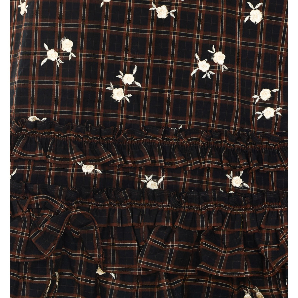Ganni Women Dress In Printed Check