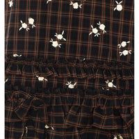 Ganni Women Dress In Printed Check