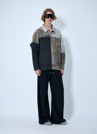 Rick Owens Drkshdw Men Denim Patchwork Jacket
