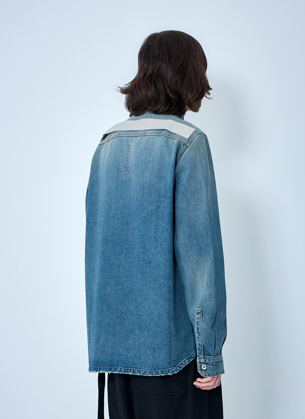 Rick Owens Drkshdw Men Denim Overshirt Jacket