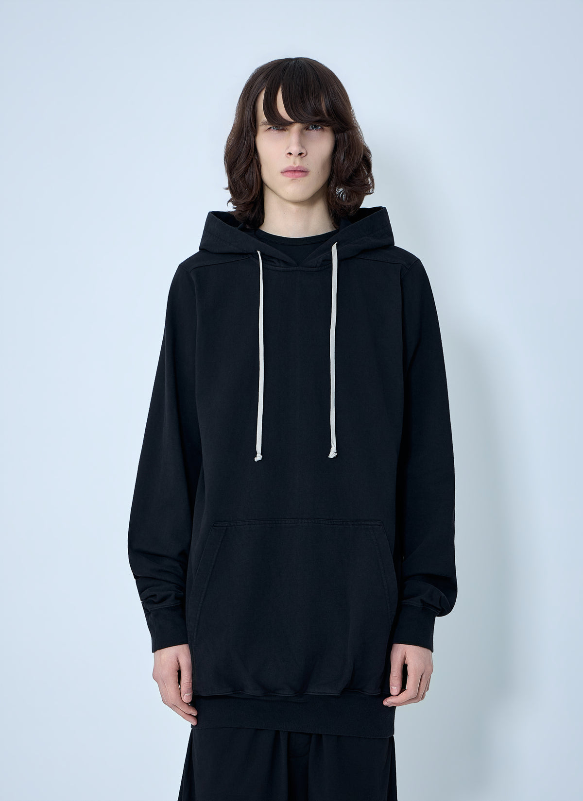 Rick Owens DRKSHDW Rick Owens Drkshdw Men Drawstring Hooded Sweatshirt