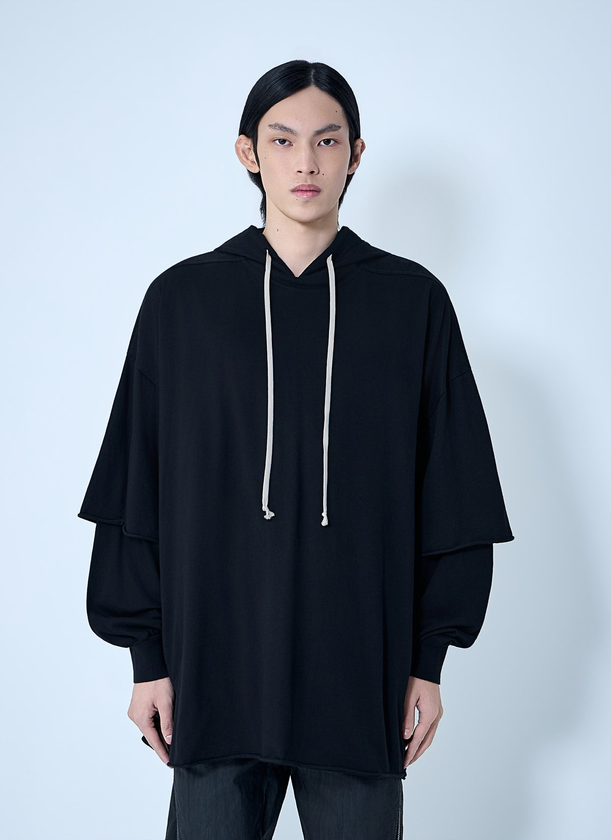 Rick Owens DRKSHDW Rick Owens Drkshdw Men Tommy Hustler Hoodie