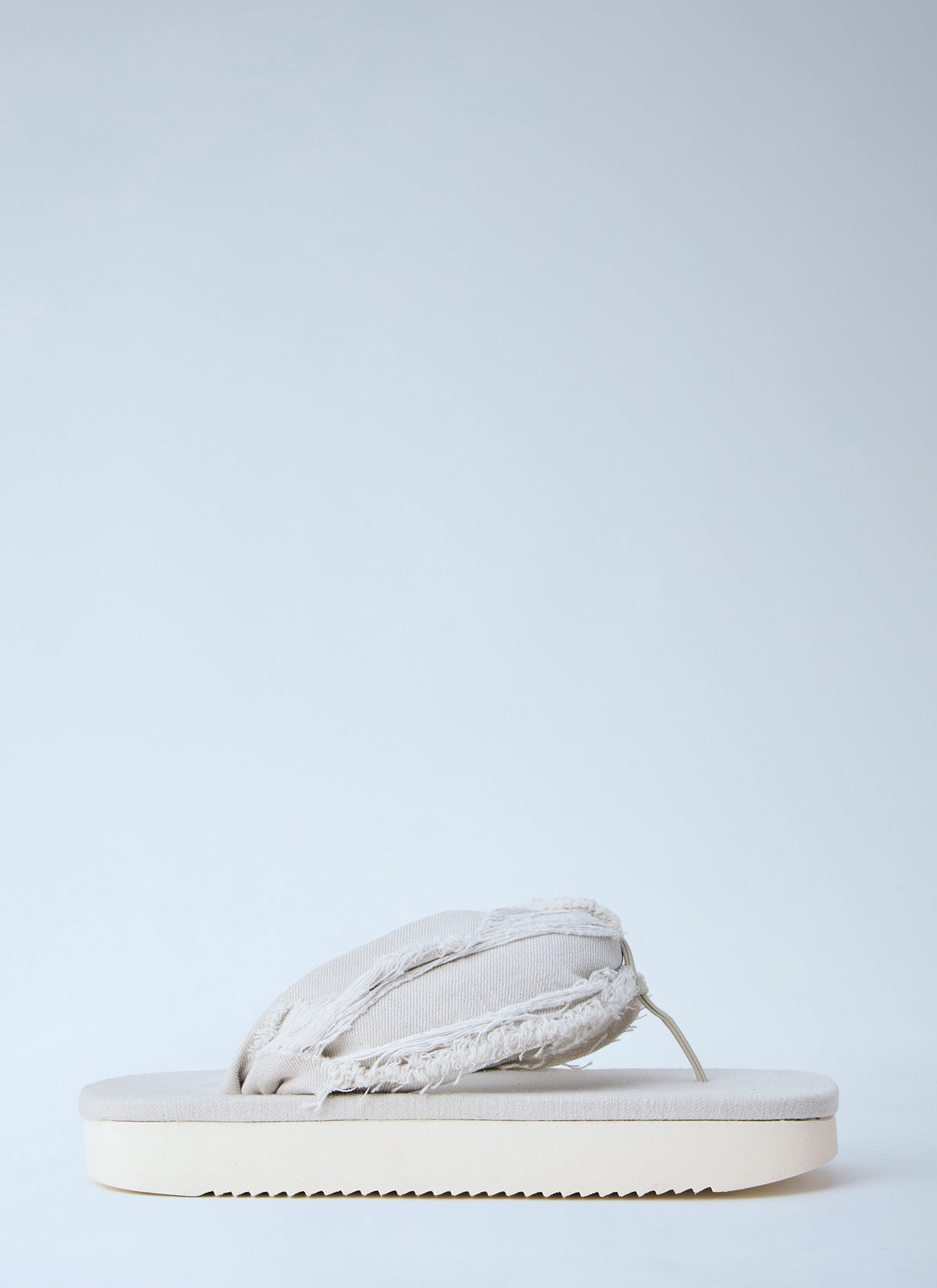 Rick Owens DRKSHDW Rick Owens Drkshdw Men Frayed Edge Thong Sandals