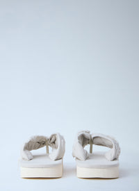 Rick Owens DRKSHDW Rick Owens Drkshdw Men Frayed Edge Thong Sandals
