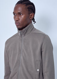 Rick Owens Drkshdw Men High Neck Zip-Up Jacket