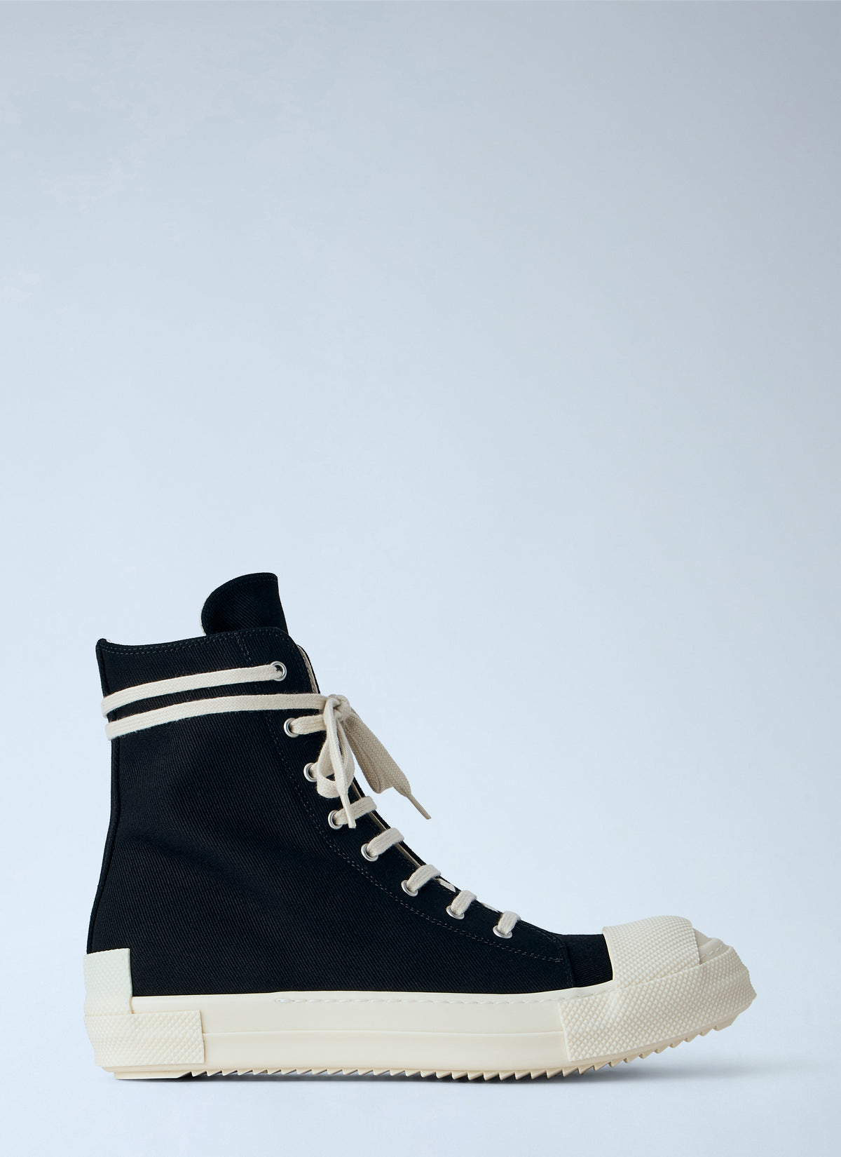 Rick Owens Drkshdw Men High-Top Canvas Sneakers