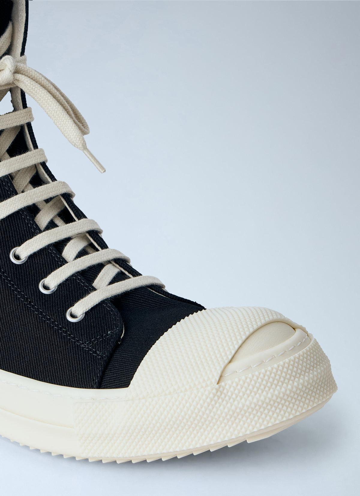 Rick Owens Drkshdw Men High-Top Canvas Sneakers