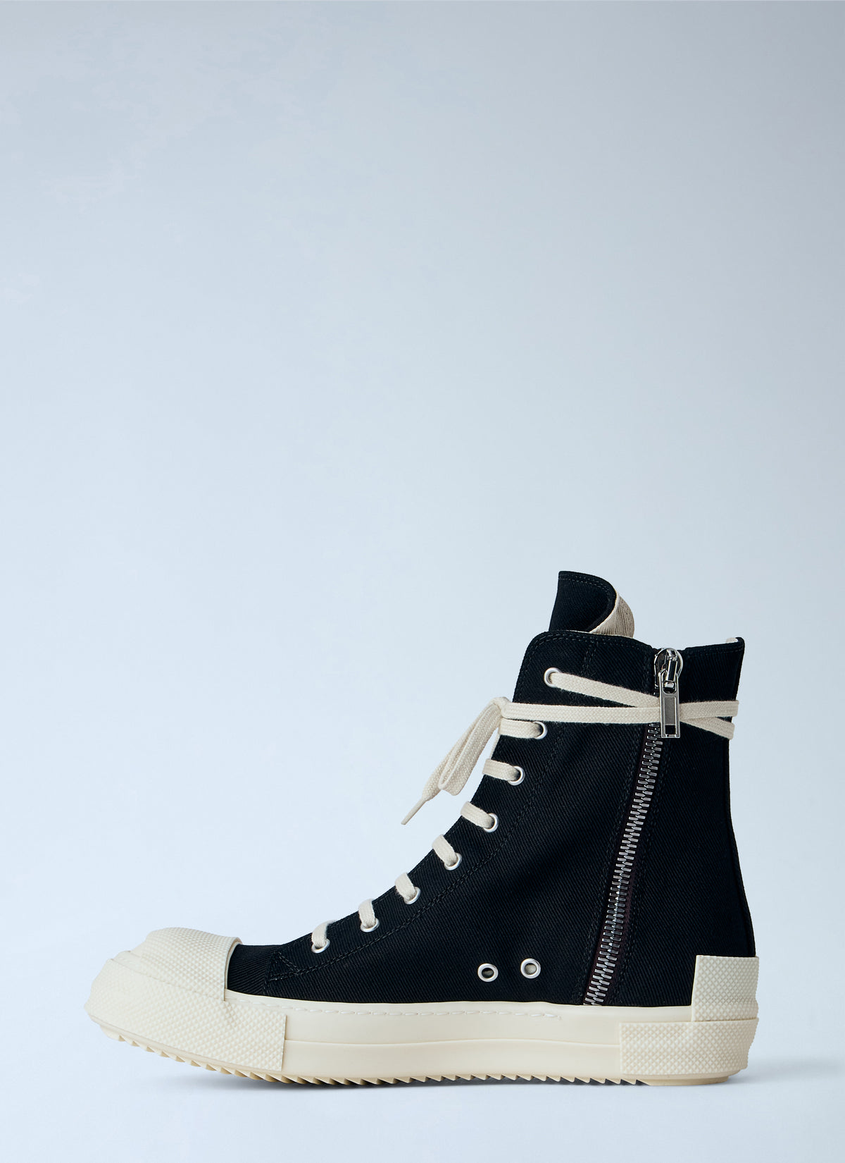 Rick Owens Drkshdw Men High-Top Canvas Sneakers