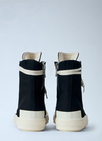 Rick Owens Drkshdw Men High-Top Canvas Sneakers