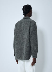 Dries Van Noten Men Herringbone Zip Jacket
