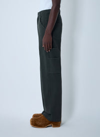 Dries Van Noten Men Drawstring Cotton Pants