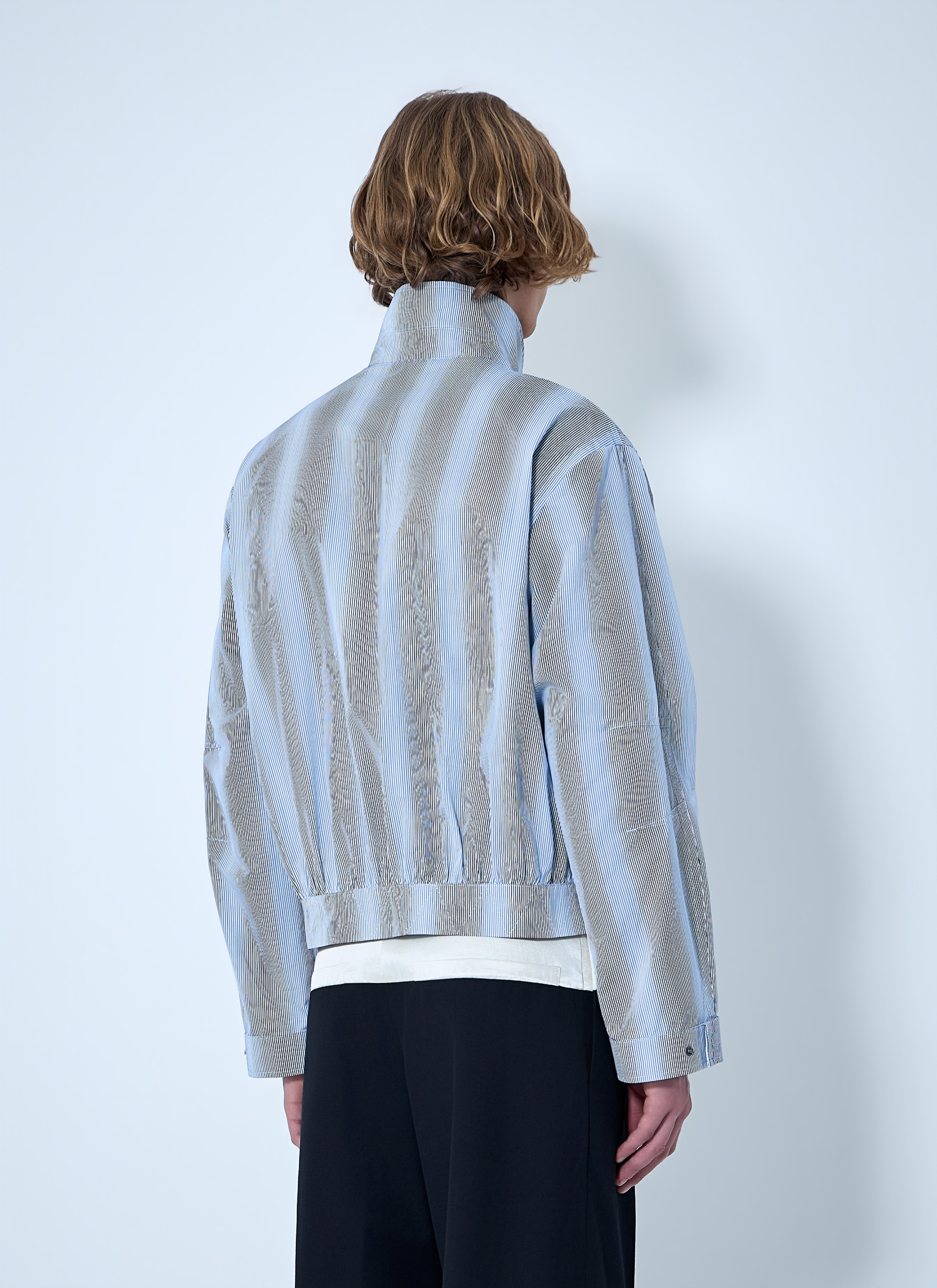 Dries Van Noten Men Striped Zip-Up Jacket – Bluefly