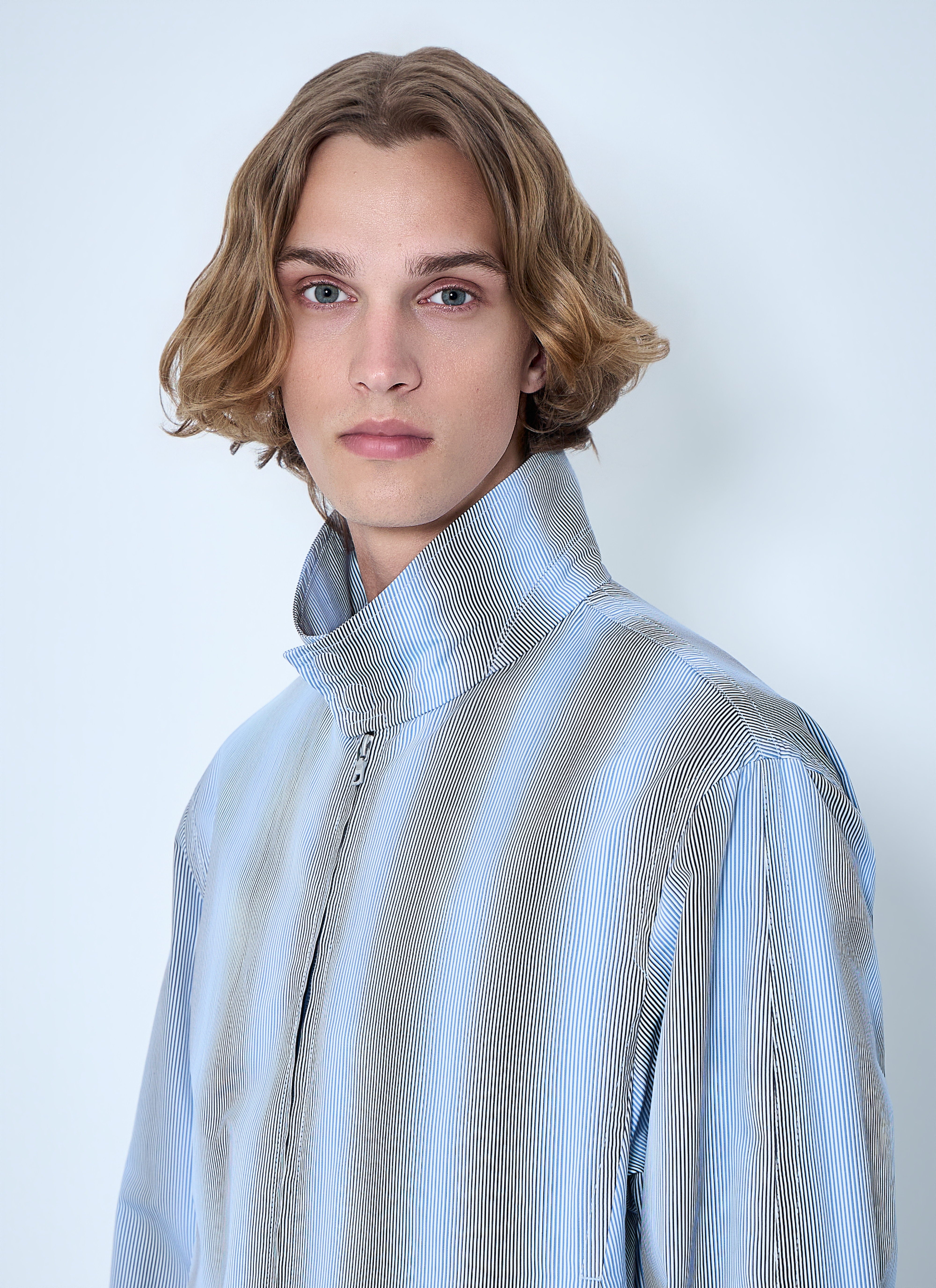Dries Van Noten Men Striped Zip-Up Jacket – Bluefly